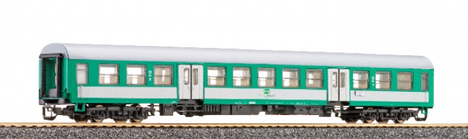 Passenger car type "Halberstadt" 2nd class<br /><a href='images/pictures/Tillig/13669.jpg' target='_blank'>Full size image</a>